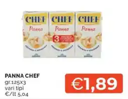 Mercatò Panna CHEF offerta