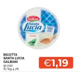 Mercatò Ricotta santa lucia GALBANI offerta