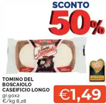 Mercatò Tomino del boscaiolo CASEIFICIO LONGO offerta