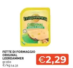 Mercatò Fette di formaggio original LEERDAMMER offerta