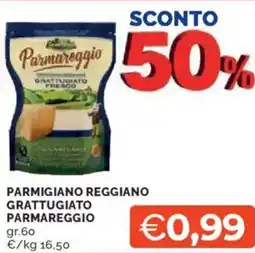 Mercatò Parmigiano reggiano grattugiato parmareggio GRANTERRE offerta