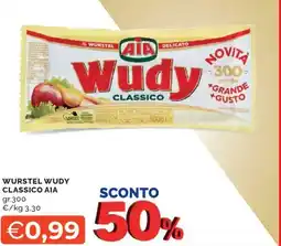 Mercatò Wurstel wudy classico AIA offerta