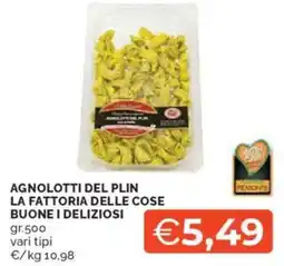 Mercatò Agnolotti del plin la fattoria delle cose buone i deliziosi offerta