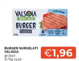 Mercatò Burger surgelati VALSOIA offerta