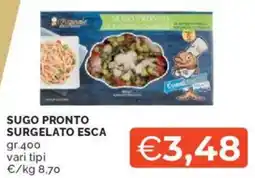 Mercatò Sugo pronto surgelato esca offerta