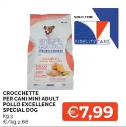 Mercatò Crocchette per cani mini adult pollo excellence SPECIAL DOG offerta