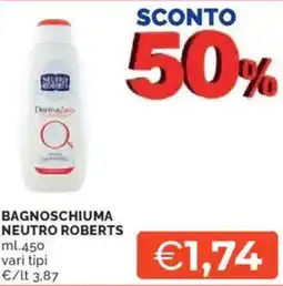 Mercatò Bagnoschiuma NEUTRO ROBERTS offerta