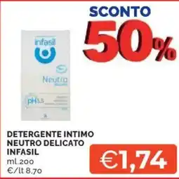 Mercatò Detergente intimo neutro delicato INFASIL offerta