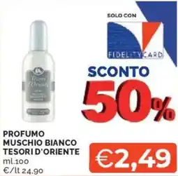 Mercatò Profumo muschio bianco TESORI D'ORIENTE offerta