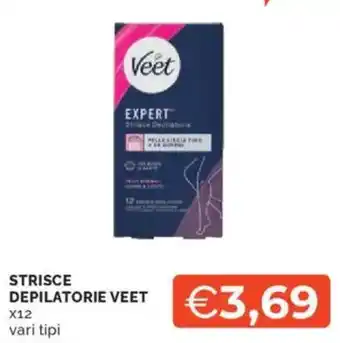 Mercatò Strisce depilatorie VEET x12 offerta