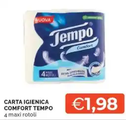 Mercatò Carta igienica comfort TEMPO offerta
