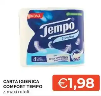 Mercatò Carta igienica comfort TEMPO offerta