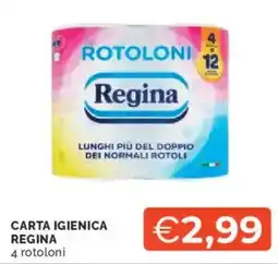Mercatò Carta igienica REGINA offerta
