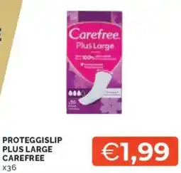 Mercatò Proteggislip plus large CAREFREE x36 offerta