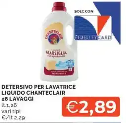 Mercatò Detersivo per lavatrice liquido CHANTECLAIR offerta