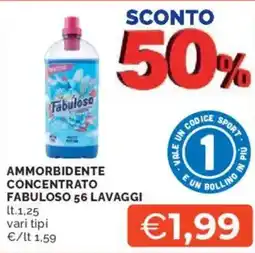 Mercatò Ammorbidente concentrato FABULOSO offerta