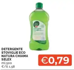 Mercatò Detergente stoviglie eco natura chiama SELEX offerta