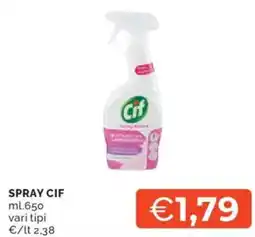 Mercatò Spray CIF offerta