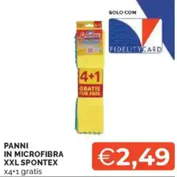 Mercatò Panni in microfibra XXL SPONTEX X4 offerta