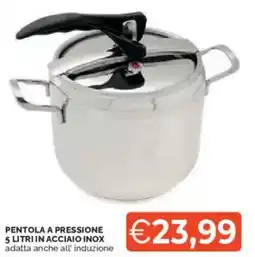 Mercatò Pentola a pressione in acciaio INOX offerta