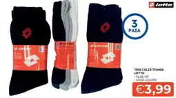 Mercatò Tris calze tennis LOTTO offerta
