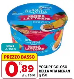 Iperal Yogurt goloso bella vita MERAN offerta