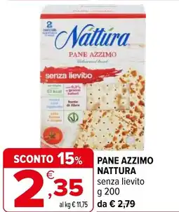 Iperal Pane azzimo NATTURA offerta