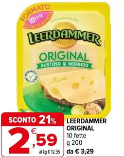 Iperal Leerdammer original 10 fette offerta