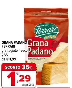 Iperal Grana padano FERRARI offerta