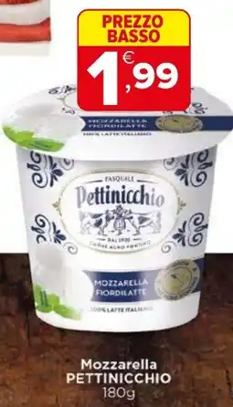 Iperal Mozzarella PETTINICCHIO offerta