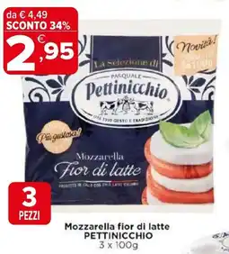 Iperal Mozzarella fior di latte PETTINICCHIO offerta