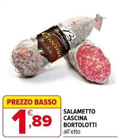 Iperal Salametto cascina BORTOLOTTI offerta