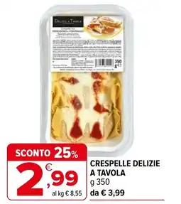 Iperal Crespelle delizie a tavola offerta