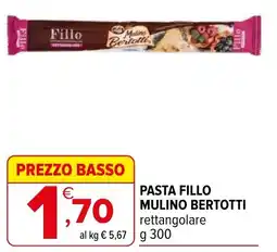 Iperal Pasta fillo MULINO BERTOTTI offerta