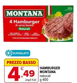 Iperal Hamburger MONTANA offerta