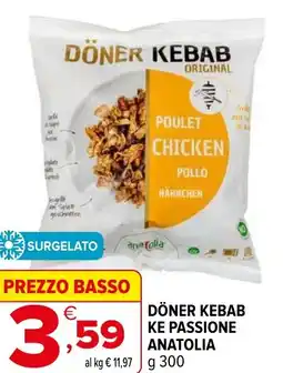 Iperal Döner kebab ke passione anatolia offerta