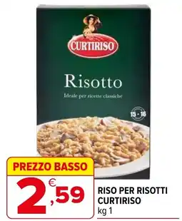 Iperal Riso per risotti CURTIRISO offerta