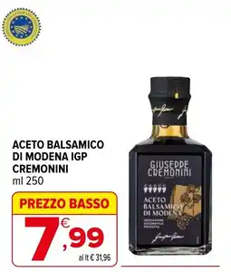 Iperal Aceto balsamico di modena IGP CREMONINI offerta
