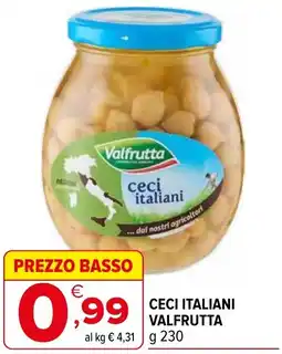 Iperal Ceci italiani VALFRUTTA offerta