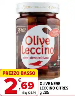 Iperal Olive nere leccino CITRES offerta