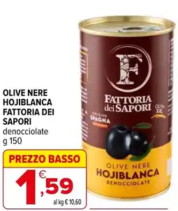 Iperal Olive nere hojiblanca FATTORIA DEI SAPORI offerta
