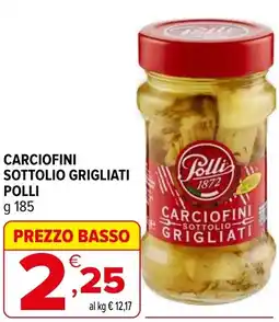Iperal Carciofini sottolio grigliati POLLI offerta