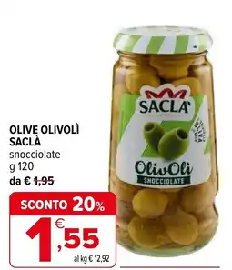 Iperal Olive olivolì SACLÀ offerta