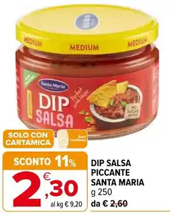 Iperal Dip salsa piccante SANTA MARIA offerta