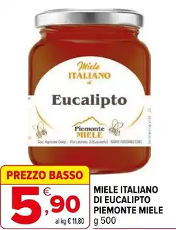 Iperal Miele italiano di eucalipto piemonte MIELE offerta