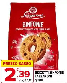 Iperal Biscotti sinfonie LAZZARONI offerta