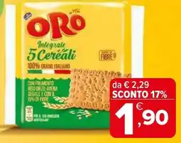 Iperal ORO SAIWA Integrate 5 Cereali offerta