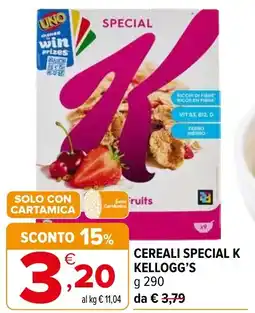 Iperal Cereali special k KELLOGG'S offerta