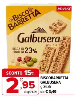Iperal Biscobarretta GALBUSERA offerta