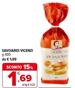 Iperal Savoiardi VICENZI offerta